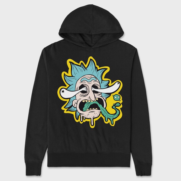 Rictus Splat, Hanorac Oversize Barbati (Unisex)