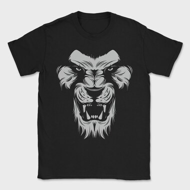 Roaring Lion Face, Tricou Barbati (Unisex)