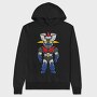 Robotic Warrior, Hanorac Oversize Barbati (Unisex)
