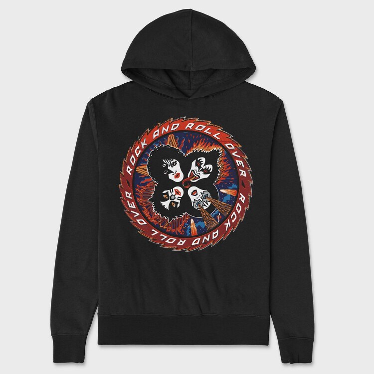 Rock And Roll Over, Hanorac Oversize Barbati (Unisex)