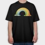 Rainbow Heaven Fantasy, Tricou Oversize Barbati (Unisex)