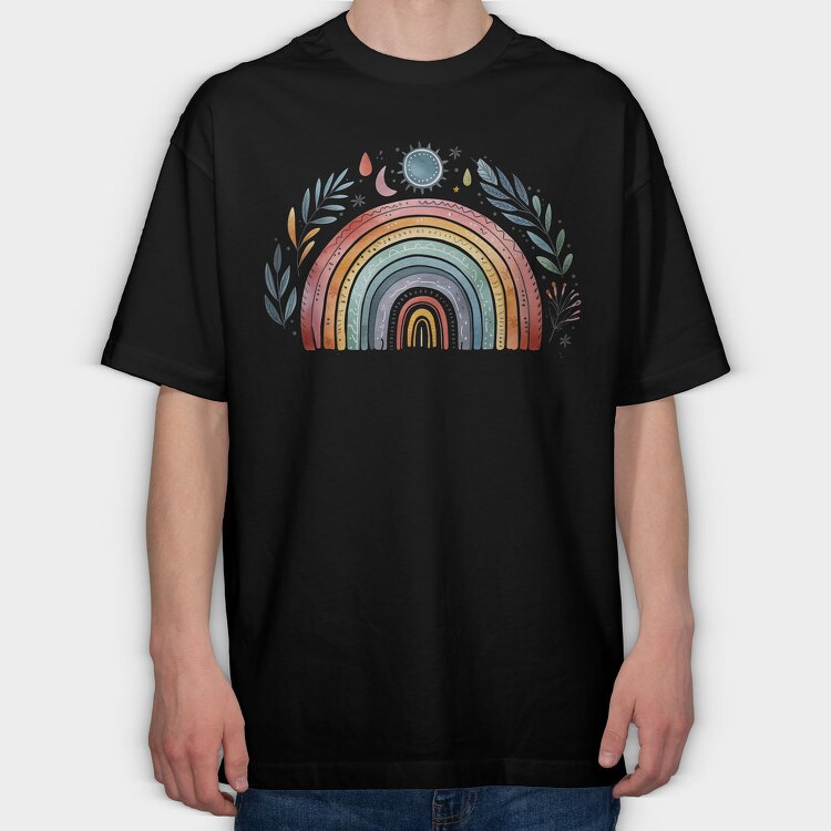 Rainbow Fairy Dream, Tricou Oversize Barbati (Unisex)