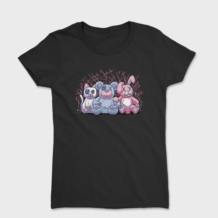 Pastel Goth Stuffed Animals, Tricou Femei