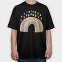 Rainbow Fantasy Boho, Tricou Oversize Barbati (Unisex)