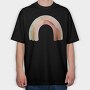 Rainbow Belle Boho, Tricou Oversize Barbati (Unisex)