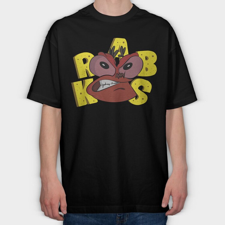Robbie Roasts, Tricou Oversize Barbati (Unisex)