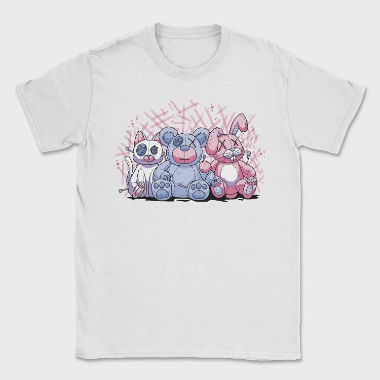 Pastel Goth Stuffed Animals, Tricou Barbati (Unisex)