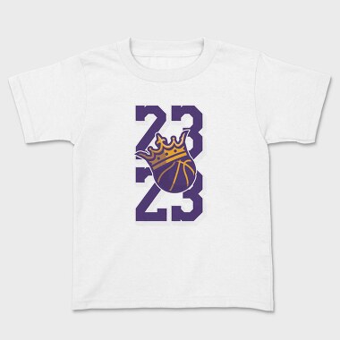 23 KING JAMES, Tricou Copii
