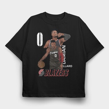 DAMIAN LILLARD, Tricou Oversize Barbati (Unisex)