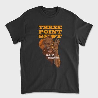 HARDEN 3 POINT SHOT, Tricou Barbati (Unisex)