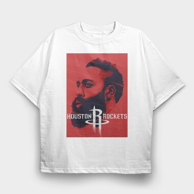 HARDEN Houston, Tricou Oversize Barbati (Unisex)