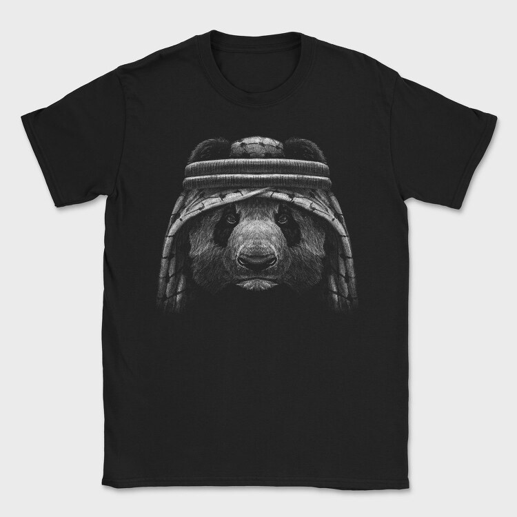 Panda Keffiyeh, Tricou Barbati (Unisex)