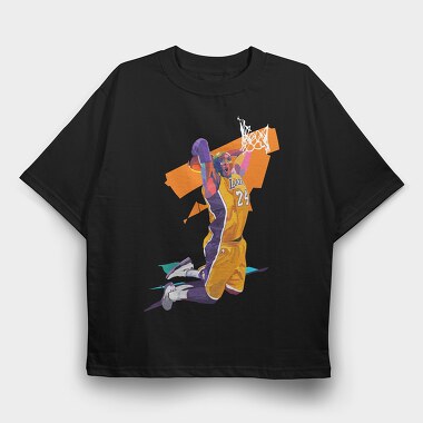 KOBE Dunk Art1, Tricou Oversize Barbati (Unisex)