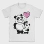 Panda Bears Balloon, Tricou Barbati (Unisex)