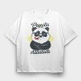 Panda Attitude, Tricou Oversize Barbati (Unisex)
