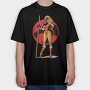 Red Hooded Lady, Tricou Oversize Barbati (Unisex)