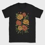 Orange Flowers, Tricou Barbati (Unisex)