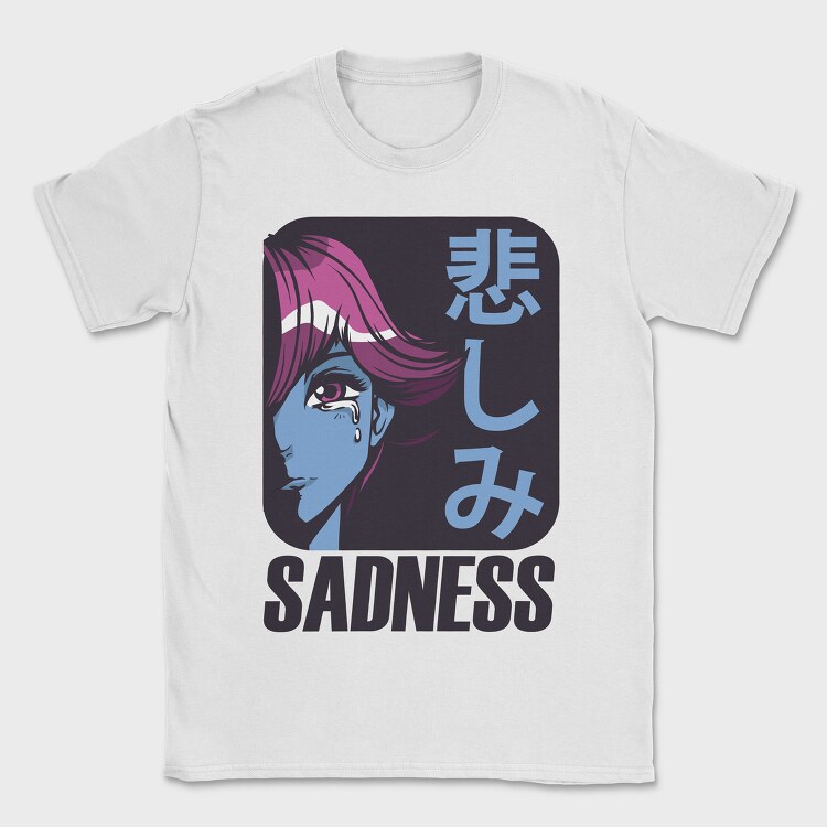 Sadness Tears Crying, Tricou Barbati (Unisex)