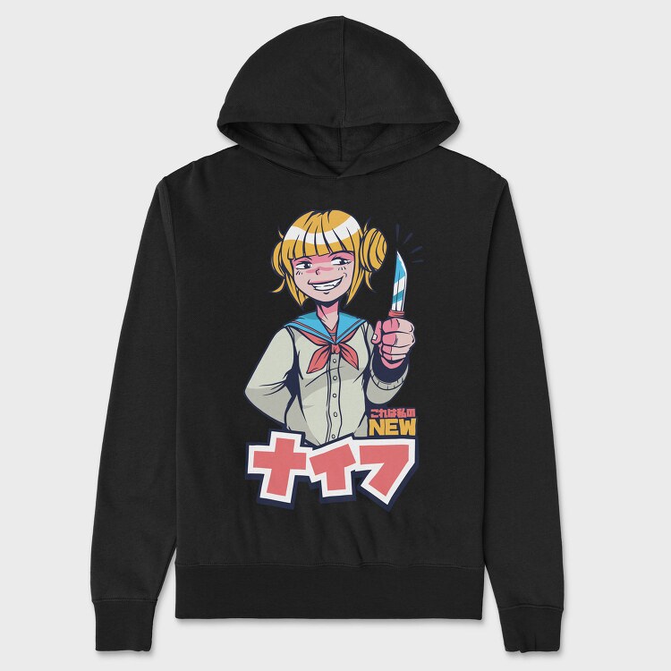 Sailor Girl Knife, Hanorac Oversize Barbati (Unisex)