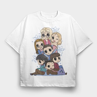 Science Squad, Tricou Oversize Barbati (Unisex)