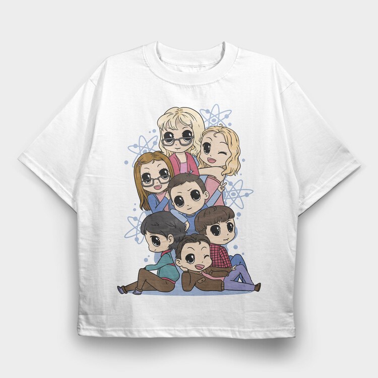 Science Squad, Tricou Oversize Barbati (Unisex)