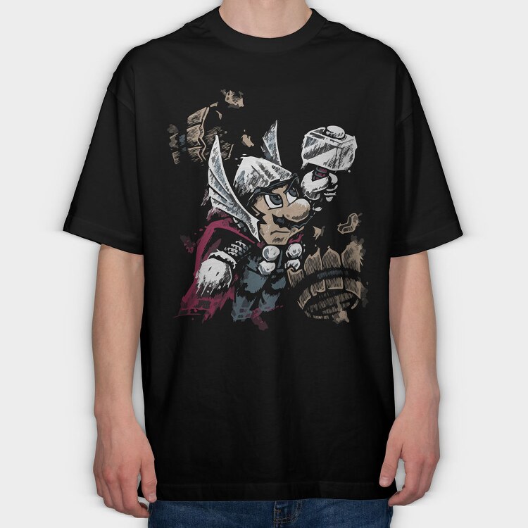 Scream Of The Wolf, Tricou Oversize Barbati (Unisex)