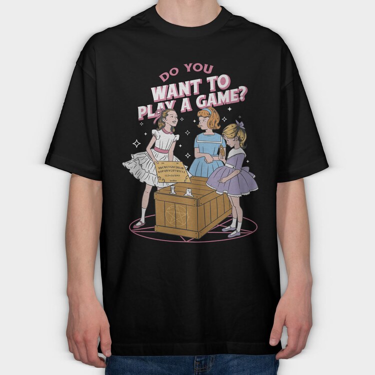 Ouija Kid Set, Tricou Oversize Barbati (Unisex)