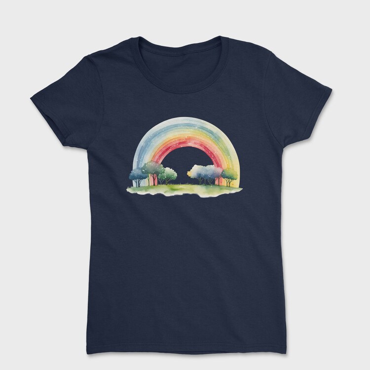 Rainbow Trees Set, Tricou Femei