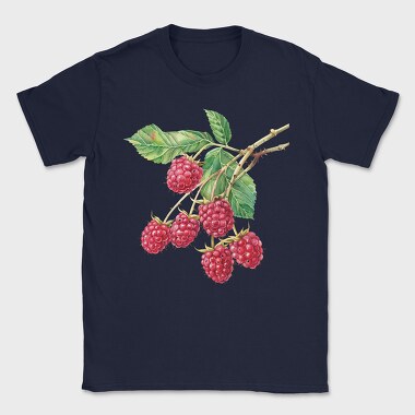 Raspberries Branch, Tricou Barbati (Unisex)