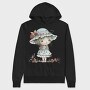 Raspberry Hat Girl, Hanorac Oversize Barbati (Unisex)