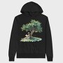 Reading Under Tree Blossom, Hanorac Oversize Barbati (Unisex)