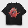 Red Monster Scream, Tricou Oversize Barbati (Unisex)