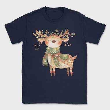 Reindeer Christmas Hat, Tricou Barbati (Unisex)