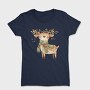 Reindeer Christmas Hat, Tricou Femei