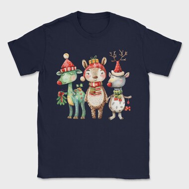 Reindeer Friends Christmas, Tricou Barbati (Unisex)