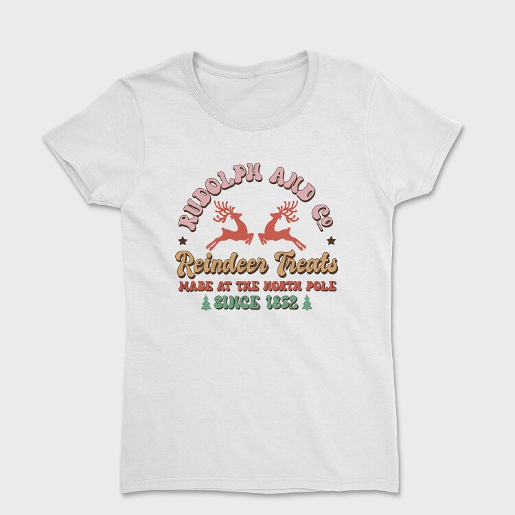 Reindeer Holiday Treats, Tricou Femei