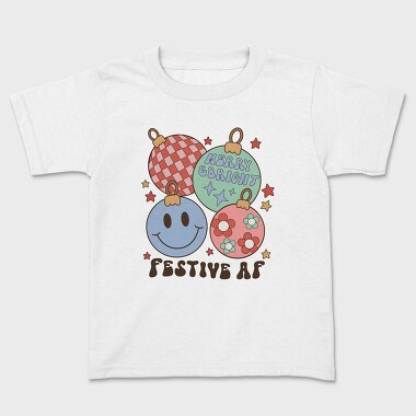 Retro Christmas Balls, Tricou Copii