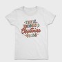 Retro Christmas Vibes, Tricou Femei