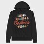 Retro Christmas Vibes, Hanorac Oversize Barbati (Unisex)