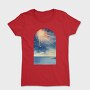 Retro Sunset Ocean, Tricou Femei