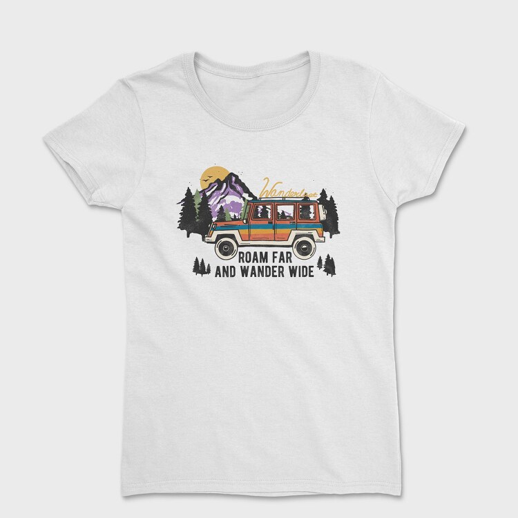 Roam Far Wanderlust, Tricou Femei