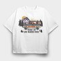 Roam Far Wanderlust, Tricou Oversize Barbati (Unisex)