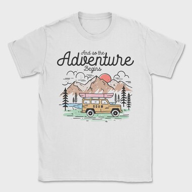 Roam Mountain Adventure, Tricou Barbati (Unisex)