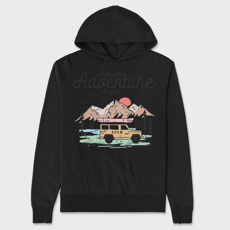 Roam Mountain Adventure, Hanorac Oversize Barbati (Unisex)