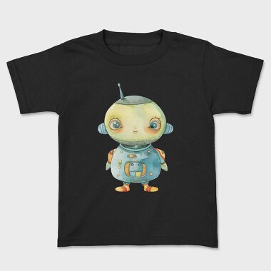 Robot Cute Spaceship, Tricou Copii