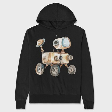 Robot Moon Explorer, Hanorac Oversize Barbati (Unisex)