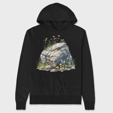 Rock Flowers Garden, Hanorac Oversize Barbati (Unisex)