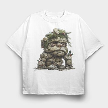 Rock Monster Christmas, Tricou Oversize Barbati (Unisex)