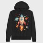 Rocket Space Planets, Hanorac Oversize Barbati (Unisex)