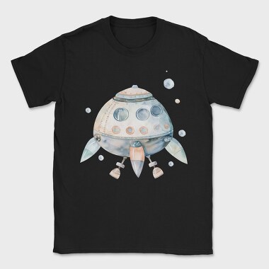 Rocket Spacecraft Art, Tricou Barbati (Unisex)